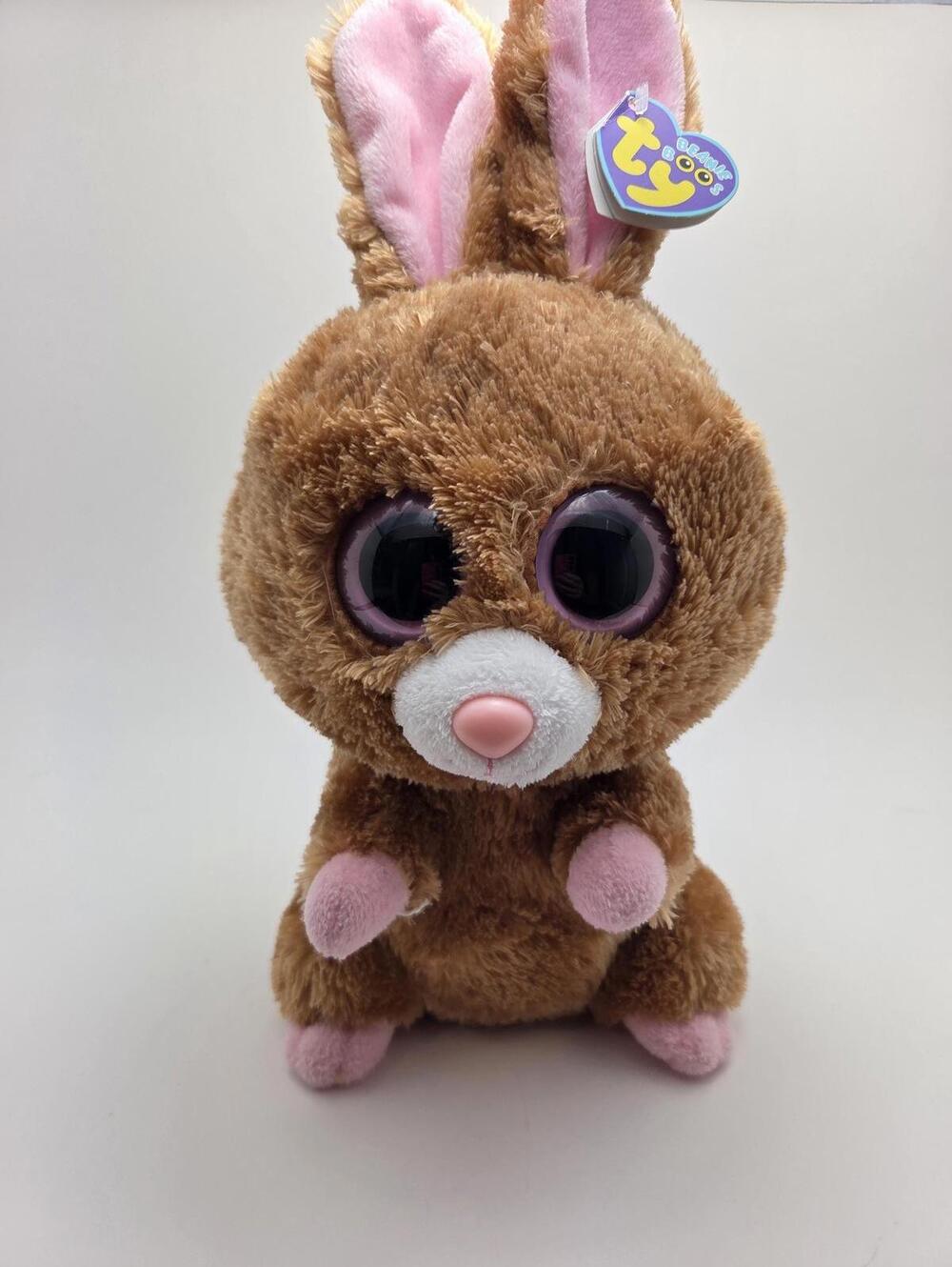 Ty Beanie Boo “Hopson” the Bunny Purple Tag (Larger 9 inch)